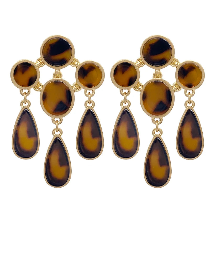 Acetate Multi Drop Earrings