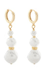 Graduated Pearl Earrings