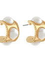 Wide & Accented Dome Hoops