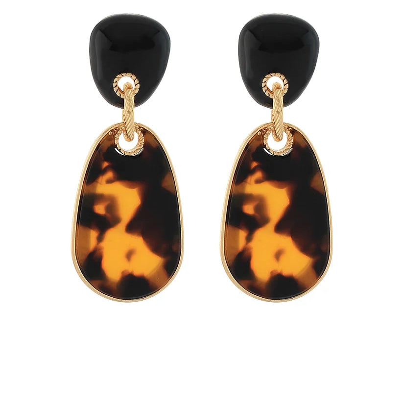 Acrylic Teardrop Dop Earrings