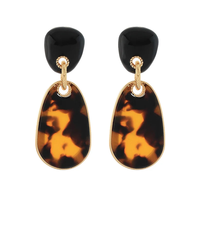 Acrylic Teardrop Dop Earrings