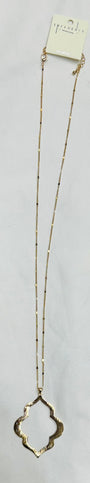 Moroccan Quaterfoil Necklace