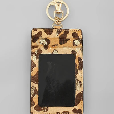ID Card Holder Keychain