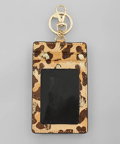 ID Card Holder Keychain