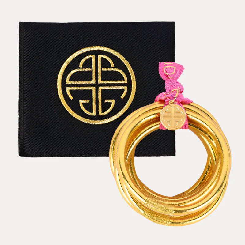 Gold All Weather Bangles(Set of 6)