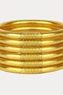 Gold All Weather Bangles(Set of 6)