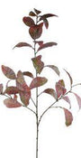 40"L LEAF SPRAY GREEN/RED