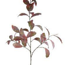 40"L LEAF SPRAY GREEN/RED