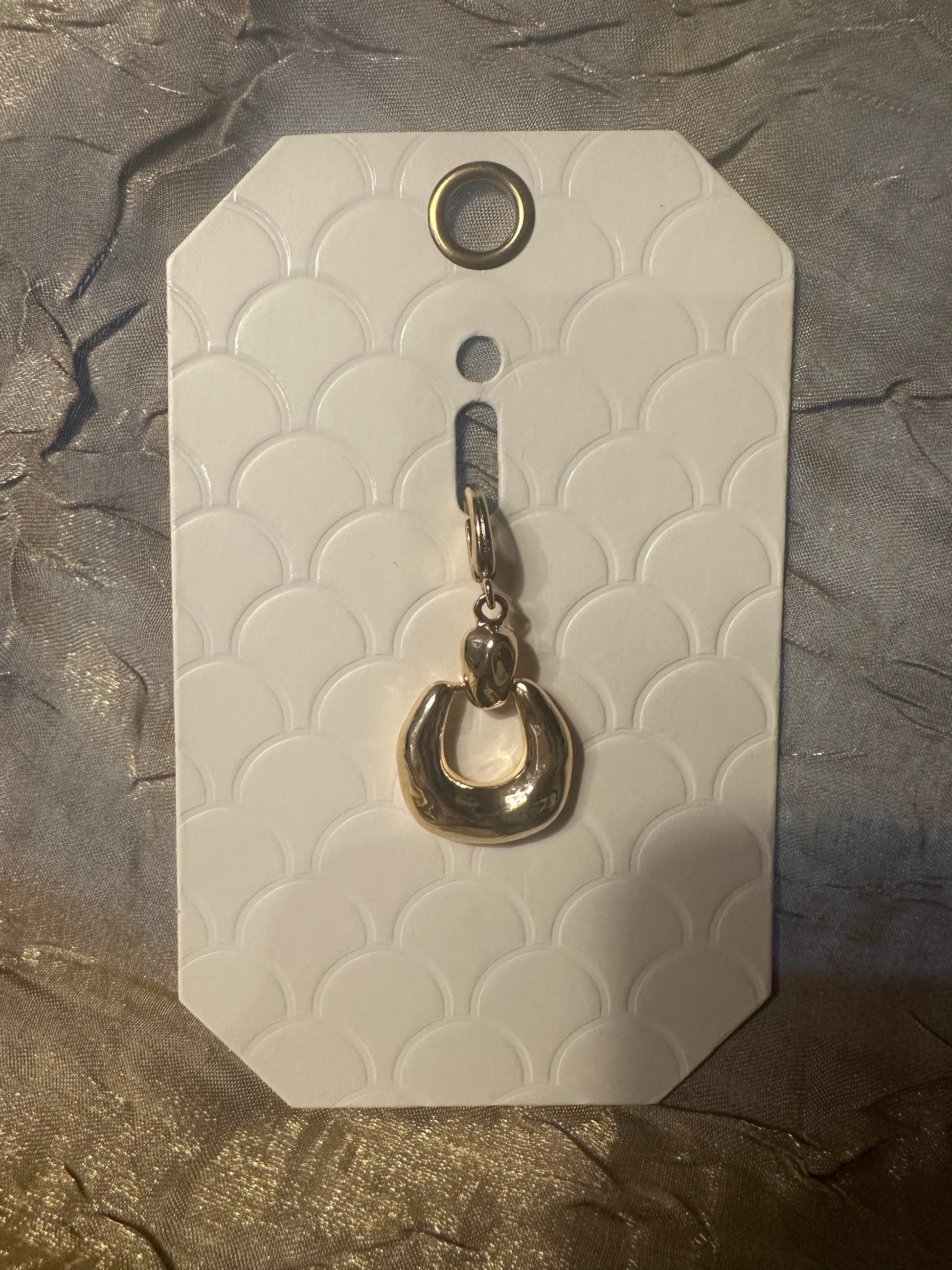 Medium Gold Charm Pendant (Each Sold Separately)