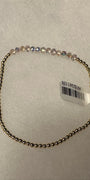 Petite Bead Gold and Iridescent Bracelet - 6.5 inch