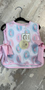 Little girls side tie outfit with boots
