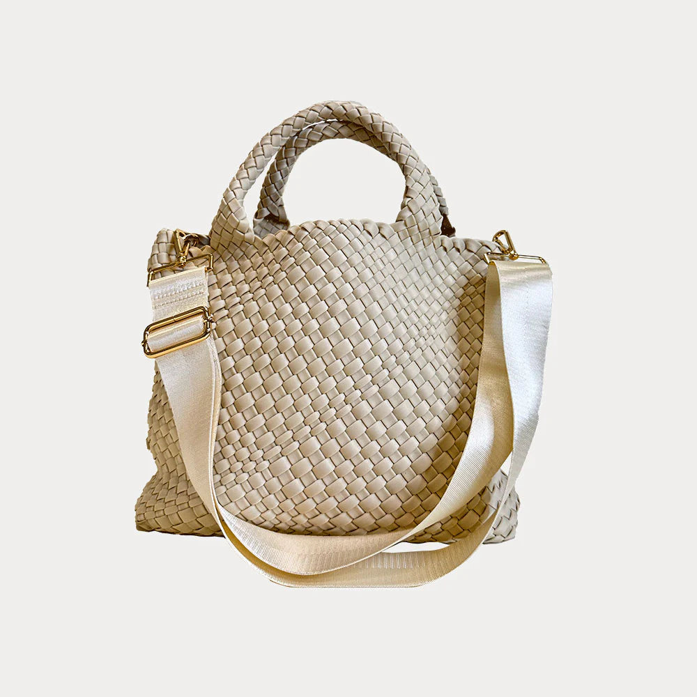 Lily Woven Neoprene Tote with Pouch