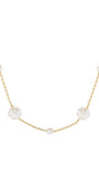 Round Pearl Chain Necklace
