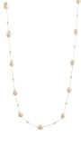 Baroque Pearl Station Y Necklace