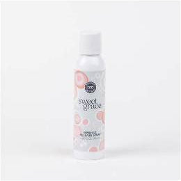 Wrinkle release spray bottle with Sweet Grace label, white cap