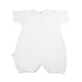 White baby romper on a white background