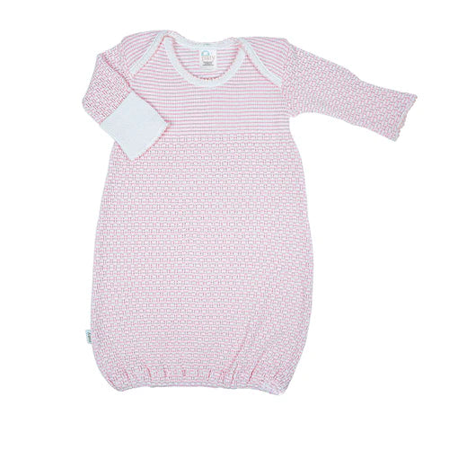 Paty Knit Overlap Shoulder Gown