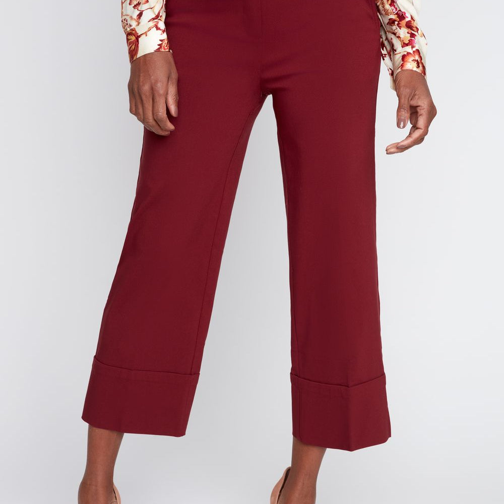 Cabernet Pant with Cuff hem - R8121