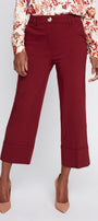 Cabernet Pant with Cuff hem - R8121
