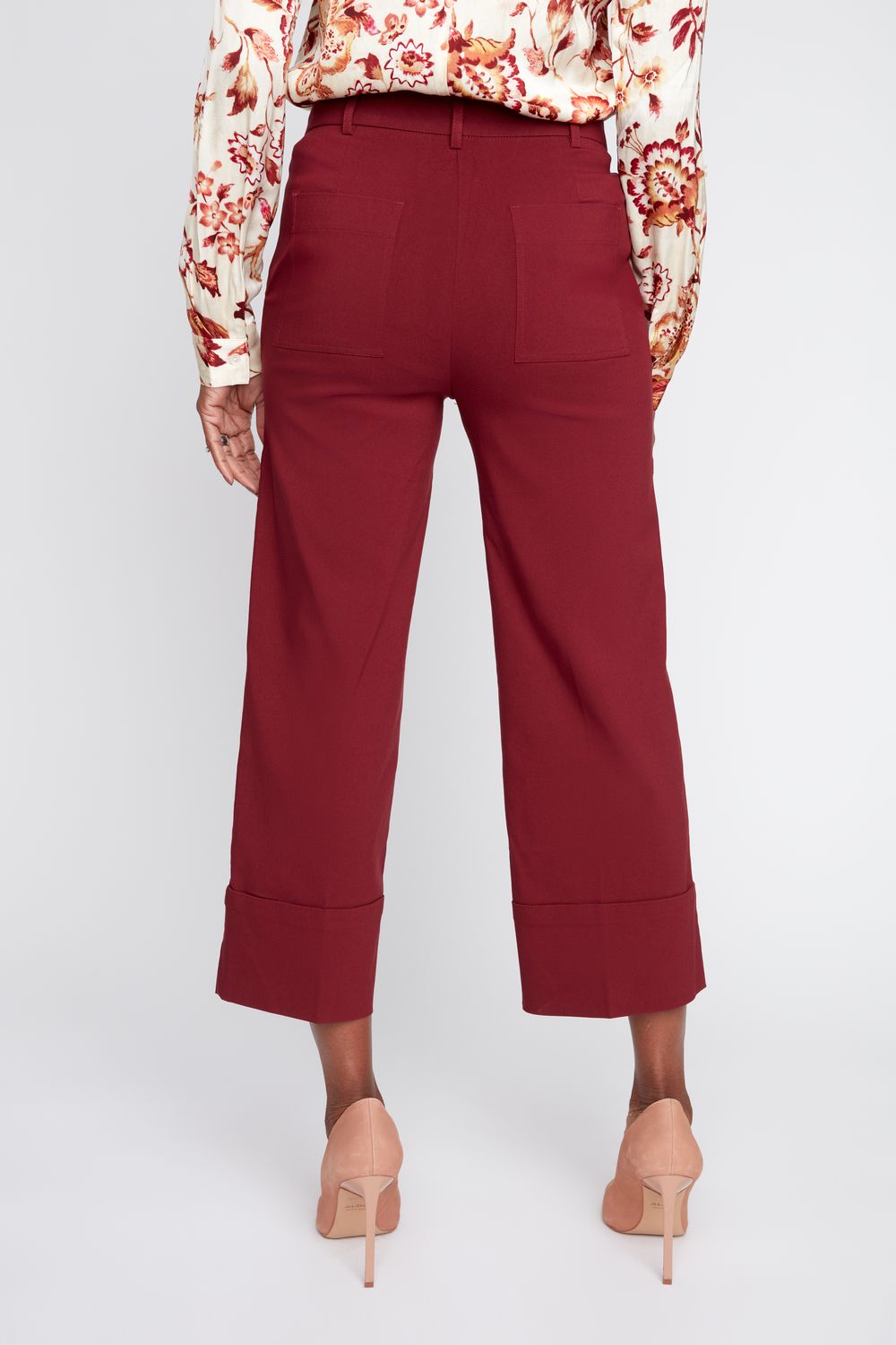 Cabernet Pant with Cuff hem - R8121