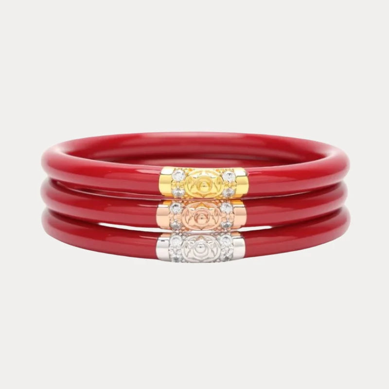 Three Kings All Weather Bangles(AWB) - Red