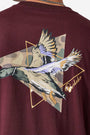 Short Sleeve Tee - Pintail Triangle Duck - Maroon