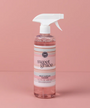 Bottle of Sweet Grace multi-purpose cleaner on a pink background