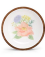 Decorative bowl with floral design on a white background