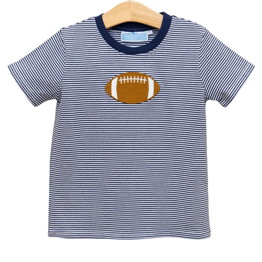 Football Shirt - Navy and Crimson