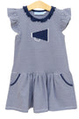 Megaphone Dress - Navy