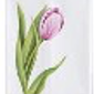 Cotton Hand-painted tulip pattern on fabric
