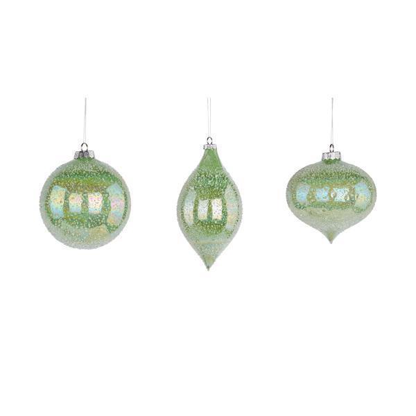 Beaded Glass Ornament(3 different shapes)(Each Sold Separatly)