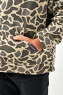 Burlebo Youth Fleece Hoodie - Classic Deer Camo - Youth XL