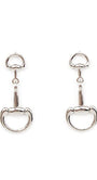 Polished Gold Horsebit Earrings