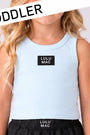 Girlie Girl Originals - TD-TK-1000 LIGHT BLUE TODDLER SOLID TANK