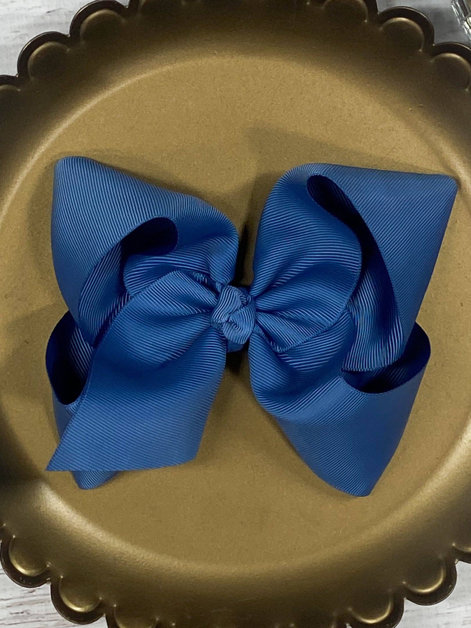 The Hair Bow Company - Oversize Grosgrain Hair Bow - Alligator Clip - 5.5"