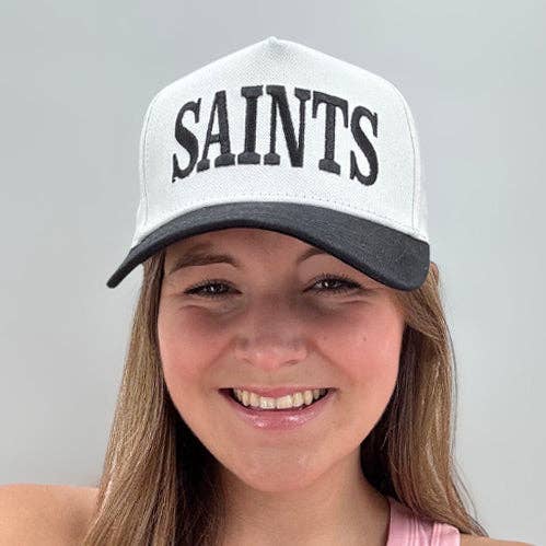 Girlie Girl Originals - LM-3014 SAINTS CAP BLACK