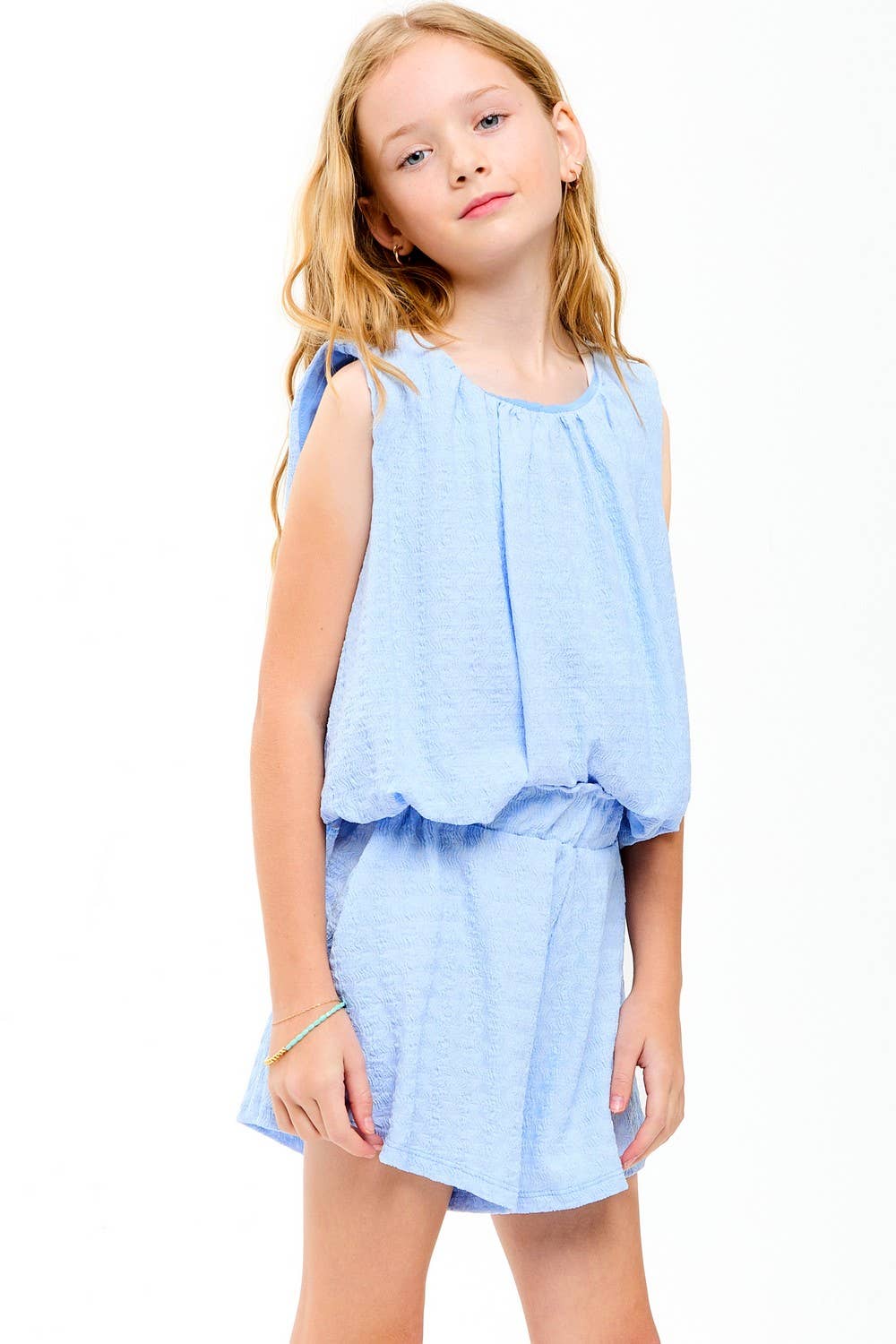 Good Girl - Curly Wrinkled Fabric Skort