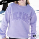 Youth Lulu Mac Mono Lavender Sweatshirt