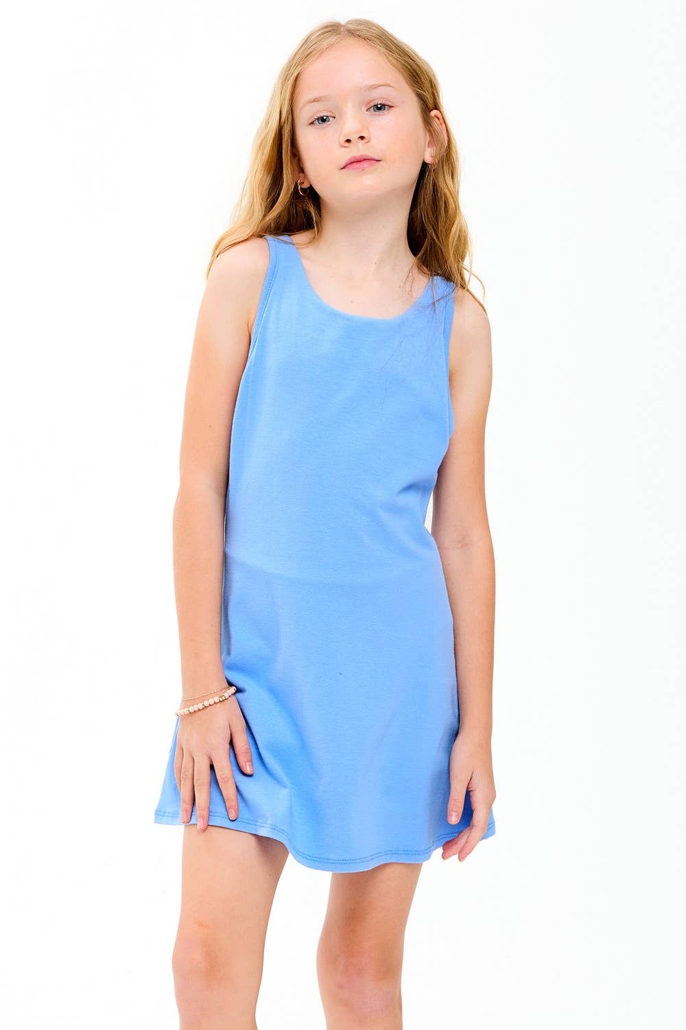 Good Girl - Cross-strap Back Mini Dress