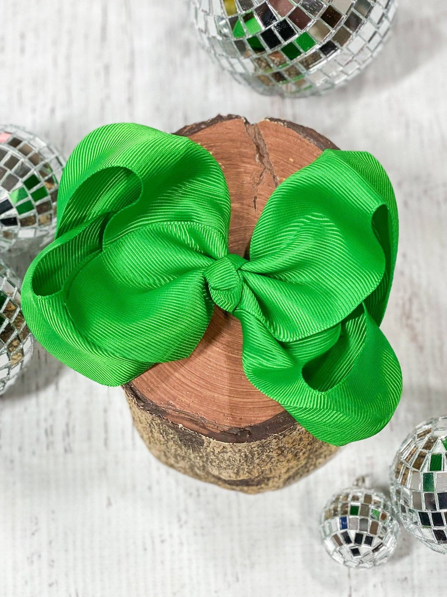 The Hair Bow Company - 4.5" Classic Grosgrain Hair Bow | Alligator Clip, Satin Headband, or French Clip