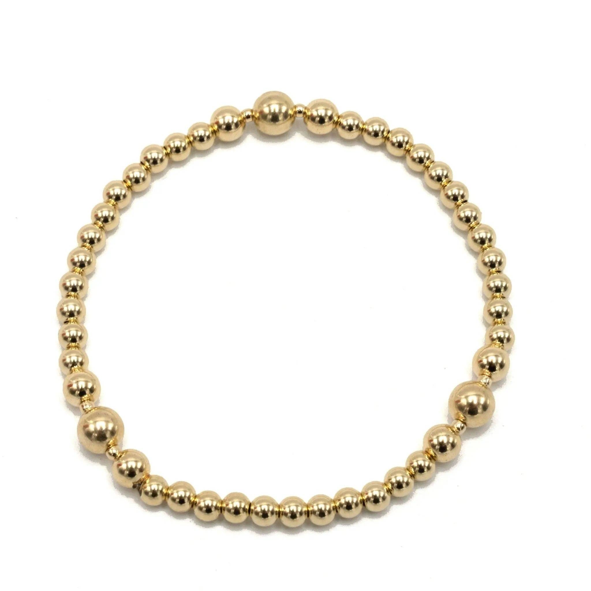 erin gray - The Nantucket Collection 4x6 14k Gold- Filled Beaded Bracelet