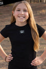 Girlie Girl Originals - KD-TP1000 Kids Baby Doll Top - Black