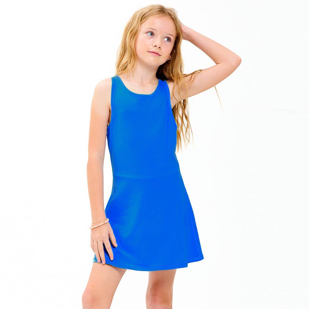 Good Girl - Cross-strap Back Mini Dress
