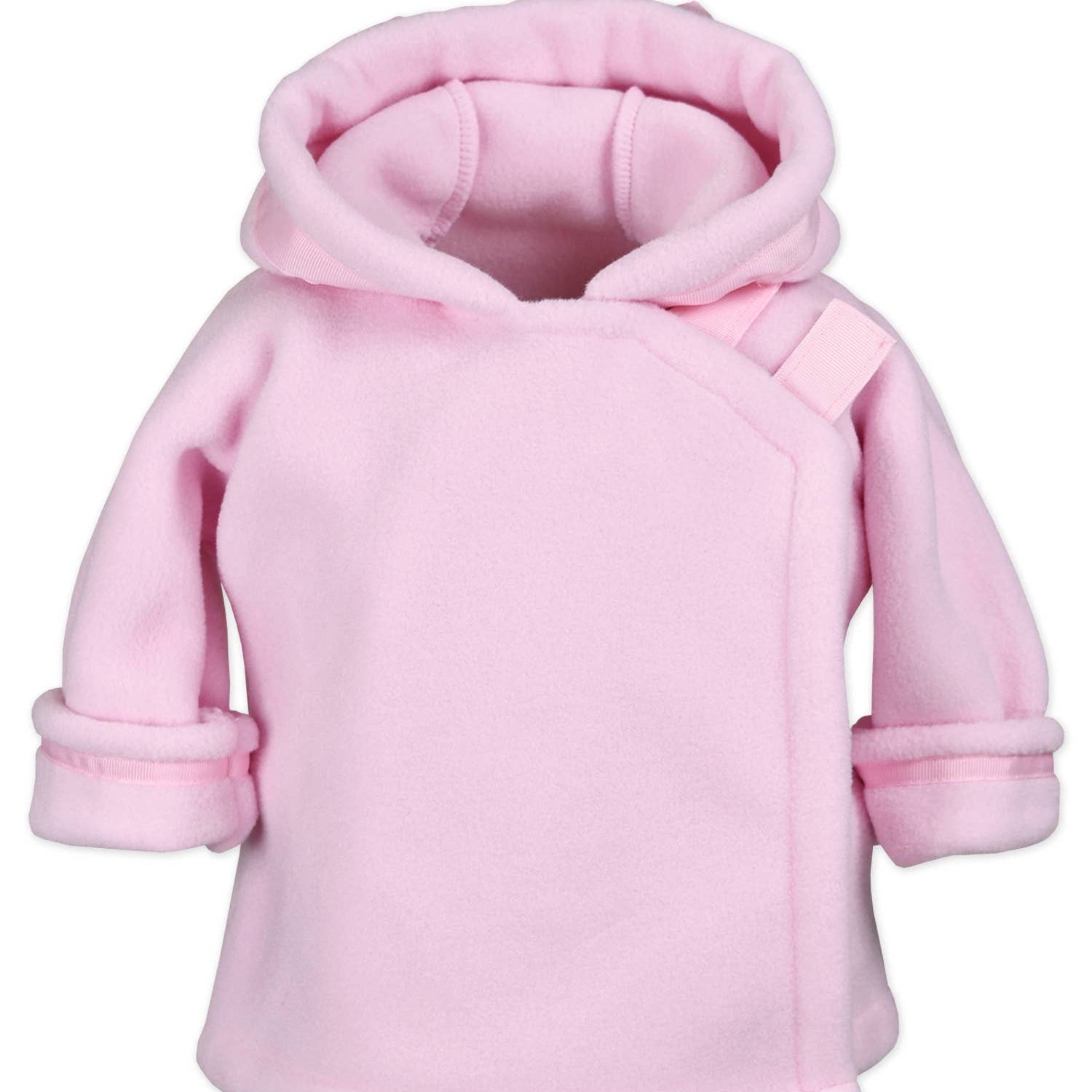 Pink hoodie on a white background