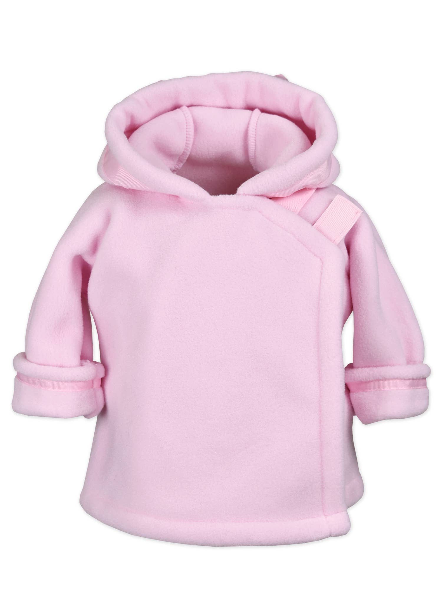 Pink hoodie on a white background
