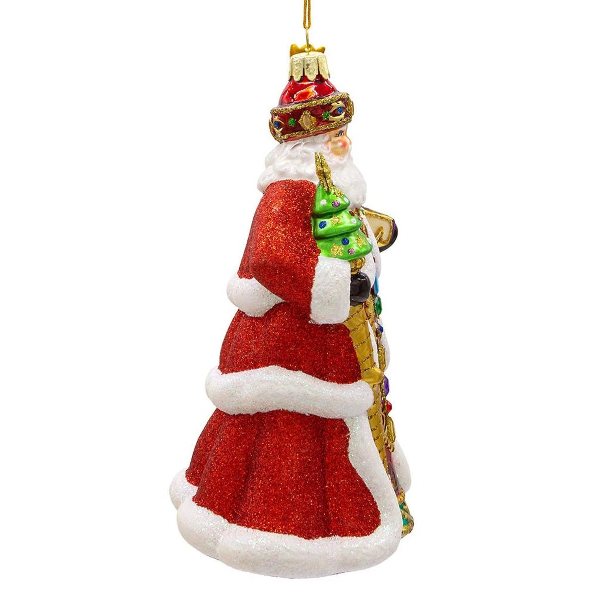 7" Bellissimo Red Santa w/Staff