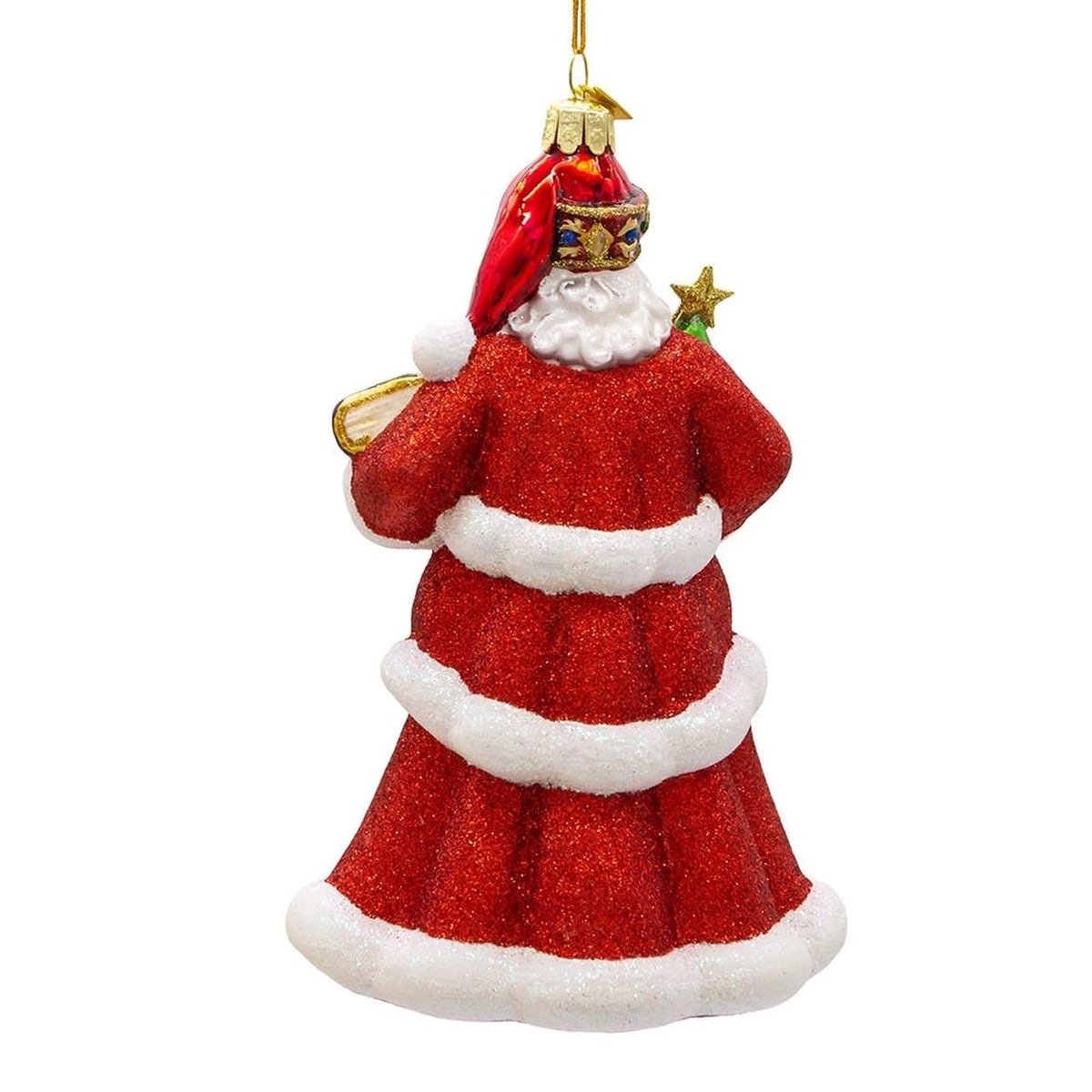 7" Bellissimo Red Santa w/Staff