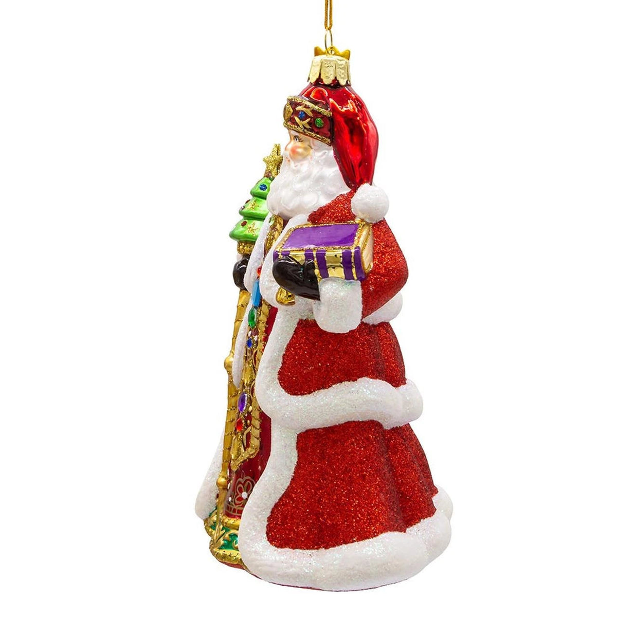 7" Bellissimo Red Santa w/Staff