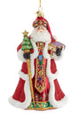 7" Bellissimo Red Santa w/Staff